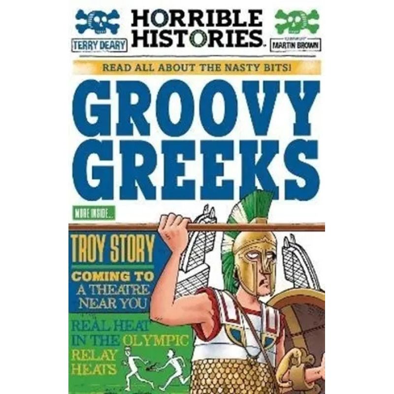 GROOVY GREEKS - HORRIBLE HISTORIES (NEWSPAPER EDITION) (Nuevo)