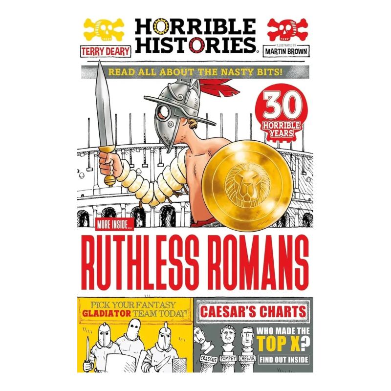 RUTHLESS ROMANS - HORRIBLE HISTORIES (NEWSPAPER EDITION) (Nuevo)