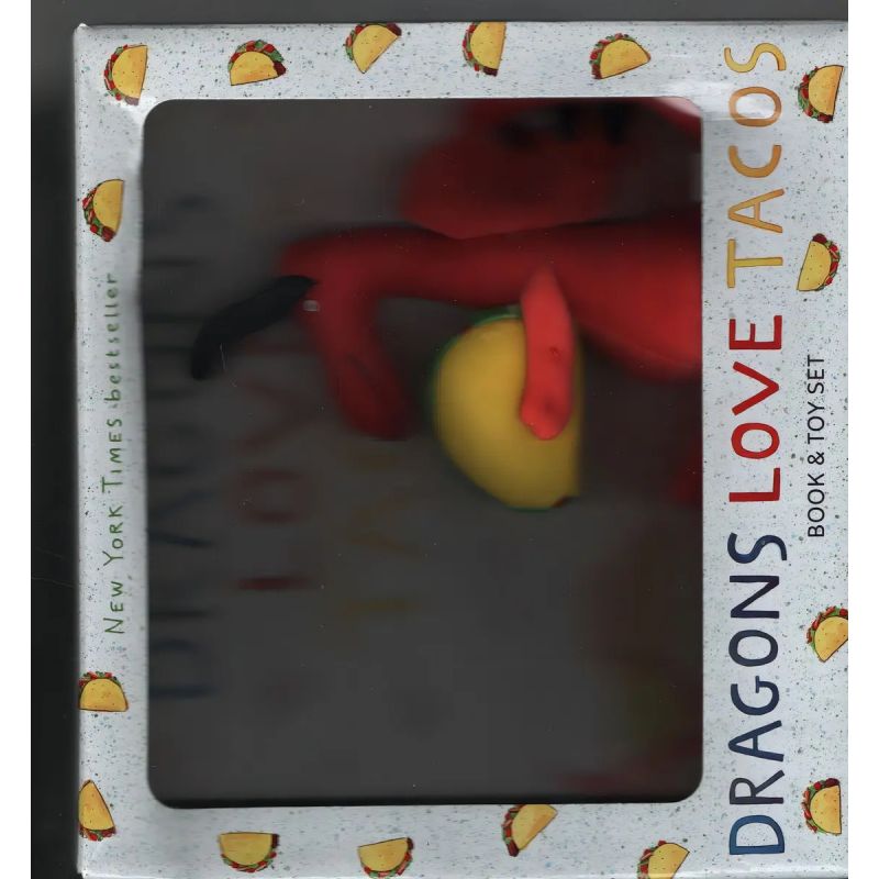 DRAGONS LOVE TACOS BOOK AND TOY SET (Nuevo)