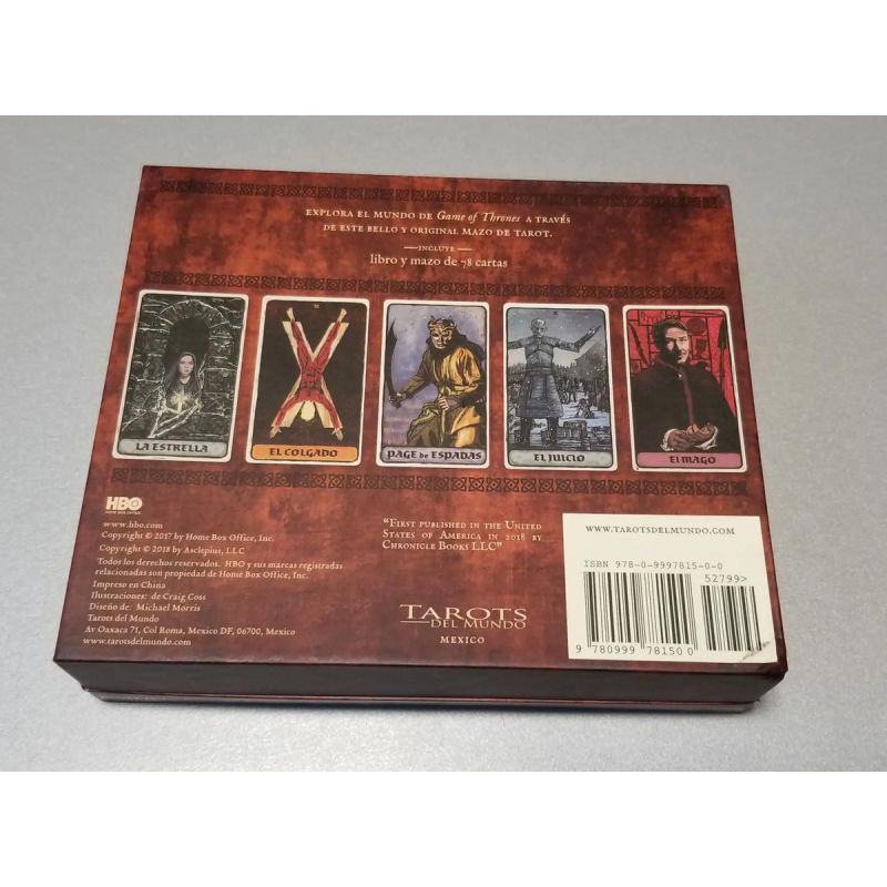 TAROT JUEGO DE TRONOS - LIBRO GUIA + CARTAS (Nuevo) - Miniatura 3