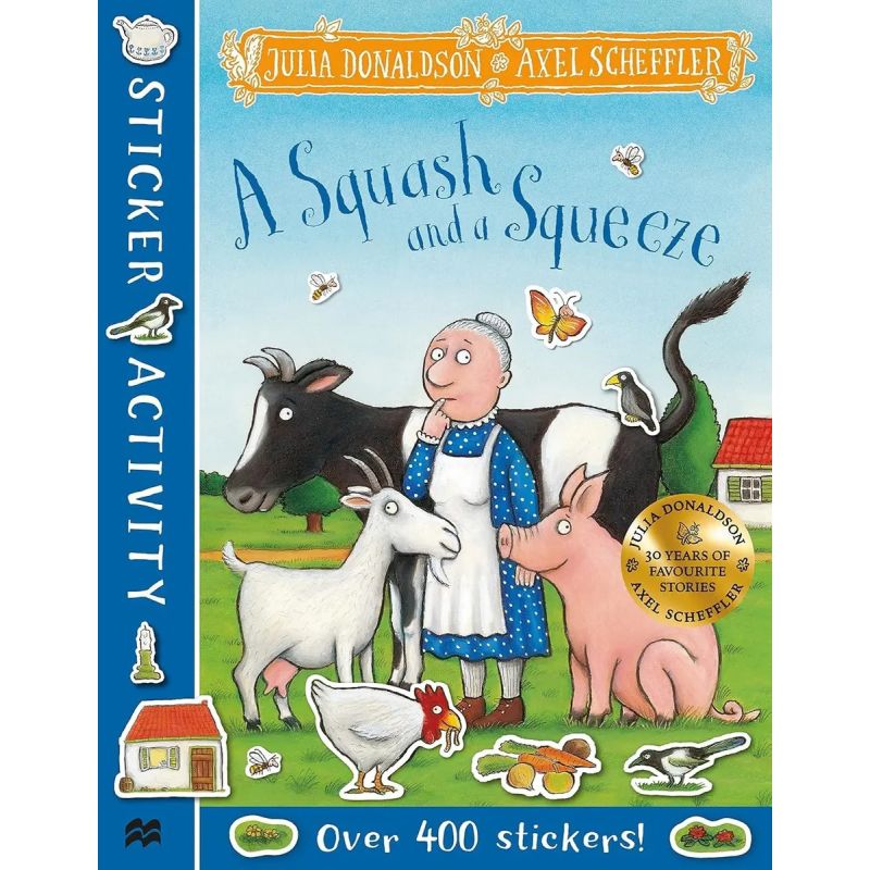 SQUASH AND A SQUEEZE, A - STICKER BOOK (Nuevo)