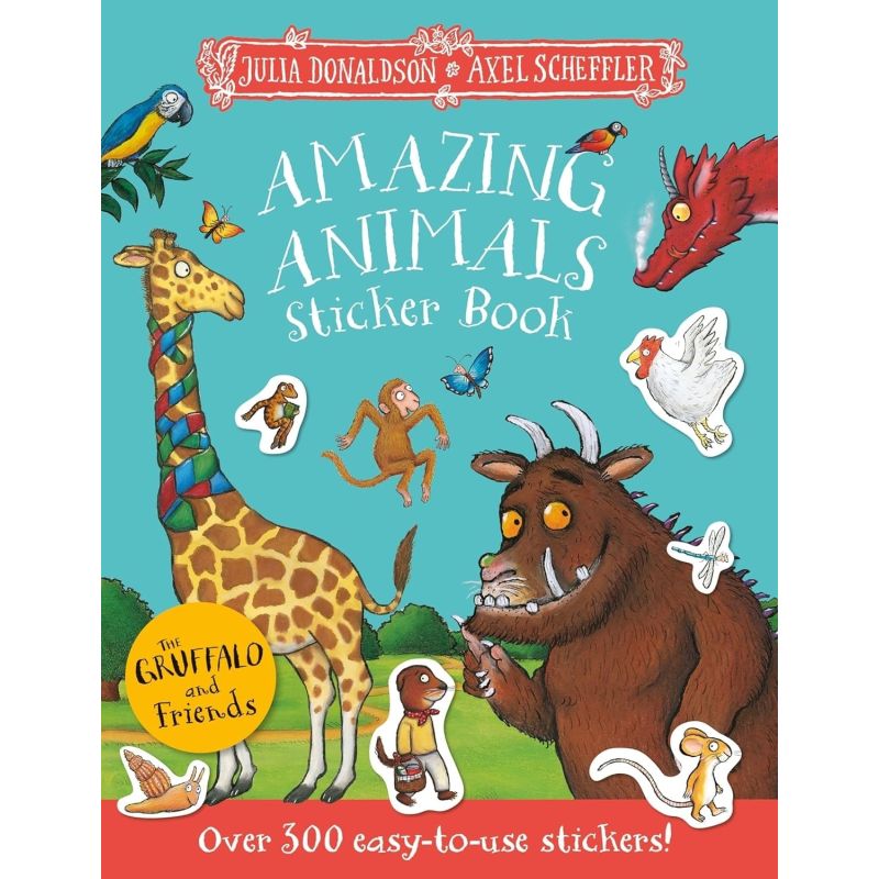 AMAZING ANIMALS STICKER BOOK - THE GRUFFALO AND FRIENDS (Nuevo)