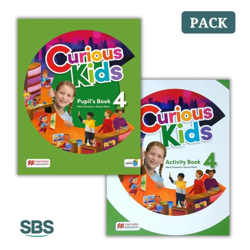 CURIOUS KIDS 4 - WB + DIGITAL WB (Nuevo)