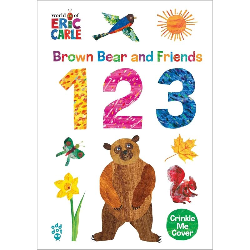 BROWN BEAR AND FRIENDS 123 - WORLD OF ERIC CARLE - BOARD BOOK (Nuevo)