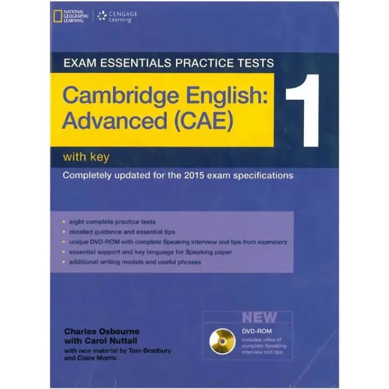 CAMB.ENGLISH ADVANCED 1 - W/KEY + DVD-ROM* (Nuevo)