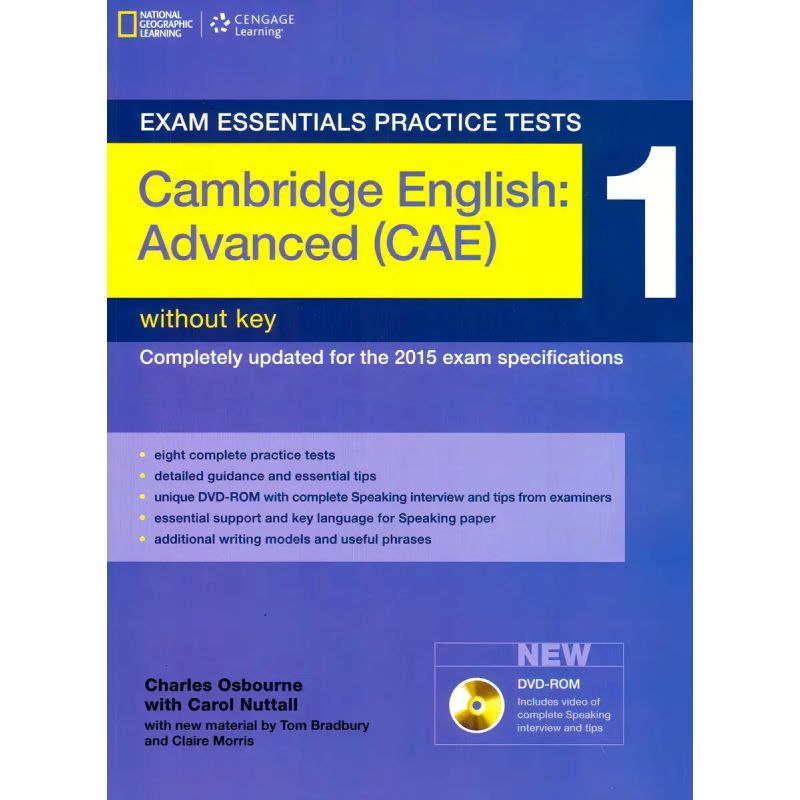 CAMB.ENGLISH ADVANCED 1 - NO KEY + DVD-ROM* (Nuevo)