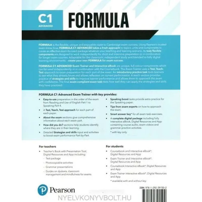 FORMULA C1 ADVANCED - EXAM TRAINER + INTERAC E-BK W/KEY + DIGITAL RESOURCES APP (Nuevo) - Miniatura 2