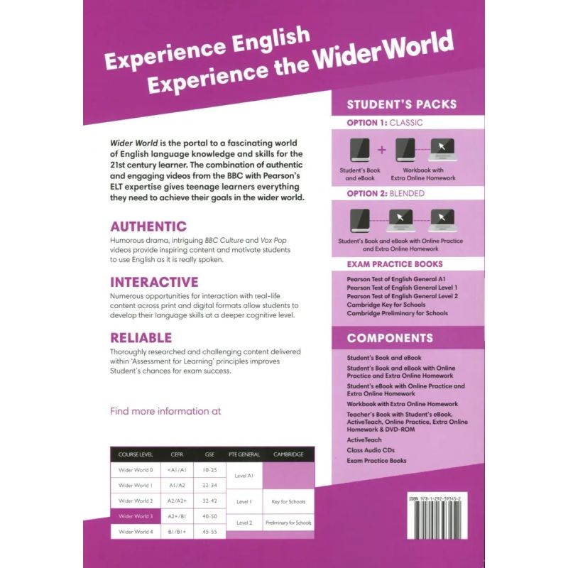 WIDER WORLD 3 - SB + EBOOK + MYENGLISHLAB + ONLINE EXTRA PRACTICE (Nuevo) - Miniatura 2