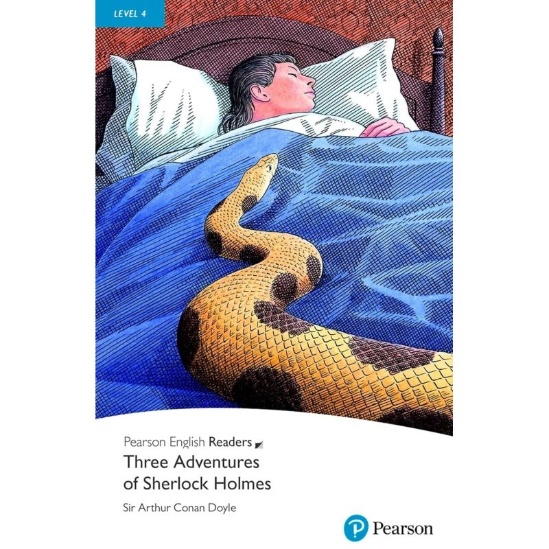THREE ADVENTURES OF SHERLOCK HOLMES - PR 4 - BOOK + EBOOK (Nuevo)