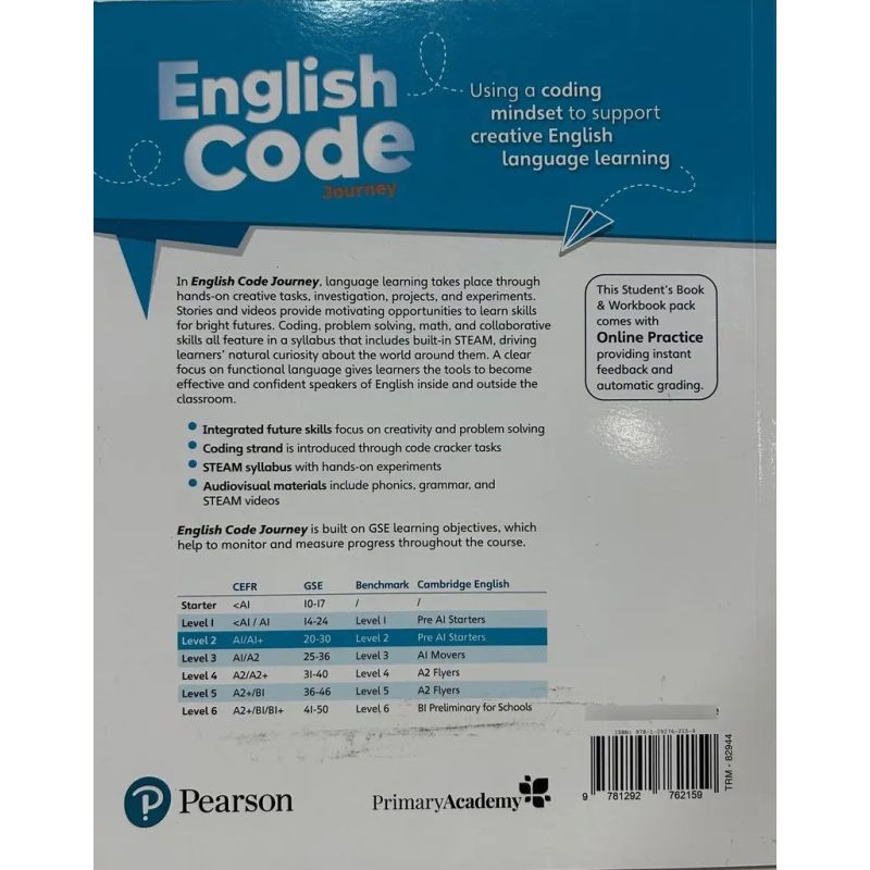 ENGLISH CODE JOURNEY 2 - SB + WB + ONLINE PRACTICE (Nuevo) - Miniatura 2