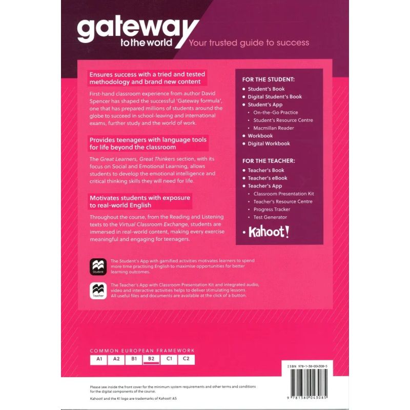 GATEWAY TO THE WORLD B2 - SB + SB APP + DIGITAL SB (Nuevo) - Miniatura 2