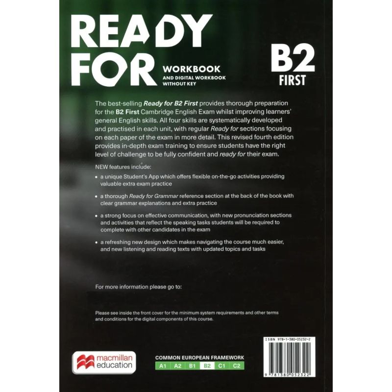 READY FOR B2 FIRST 4/ED.- WB NO KEY + DIGITAL WB + AUDIO (Nuevo) - Miniatura 3
