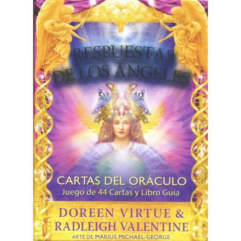 RESPUESTAS DE LOS ANGELES - CARTAS DEL ORACULO - LIBRO GUIA + 44 CARTAS (Nuevo) - Miniatura 2