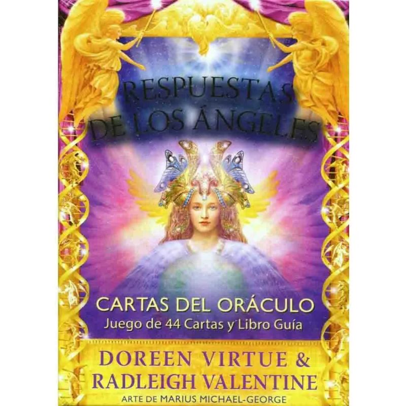 RESPUESTAS DE LOS ANGELES - CARTAS DEL ORACULO - LIBRO GUIA + 44 CARTAS (Nuevo)