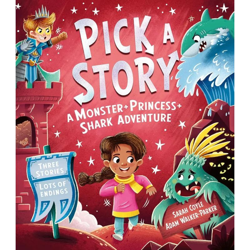 PICK A STORY - A MONSTER + PRINCESS + SHARK ADVENTURE (Nuevo)