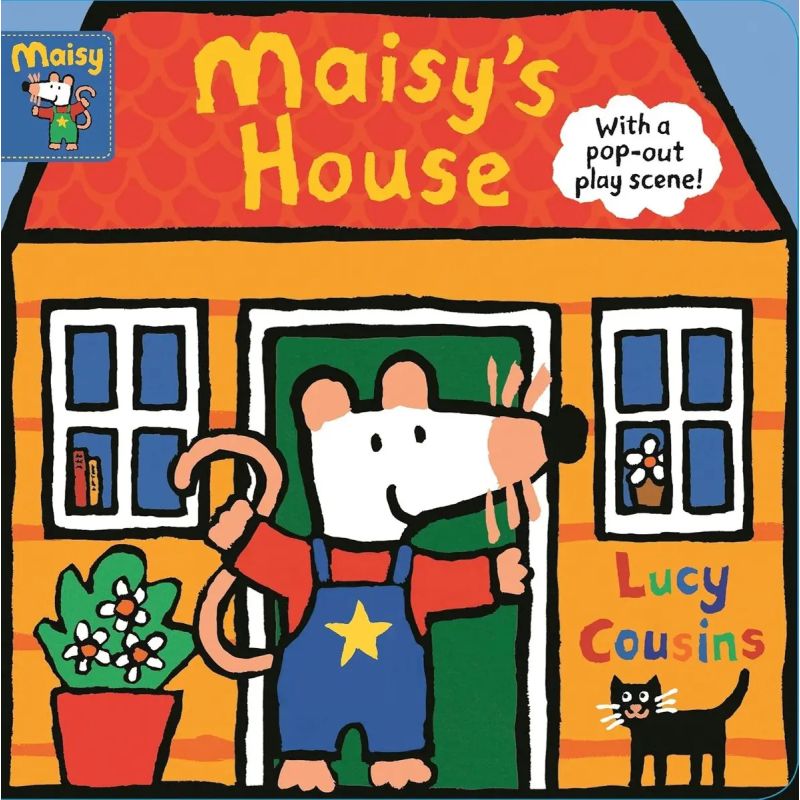 MAISY'S HOUSE - WITH A POP-OUT PLAY SCENE ! - BOARD BOOK (Nuevo)