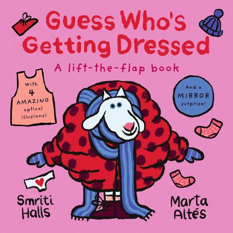 GUESS WHO'S GETTING DRESSED - A LIFT-THE-FLAP BOOK - BOARD BOOK (Nuevo)