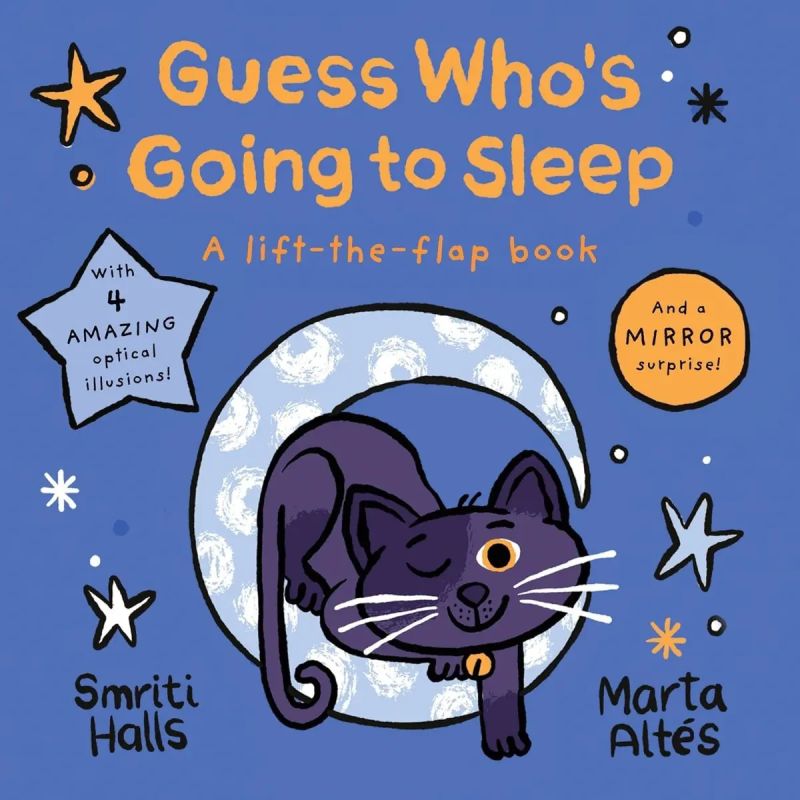 GUESS WHO'S GOING TO SLEEP - A LIFT-THE-FLAP BOOK - BOARD BOOK (Nuevo)