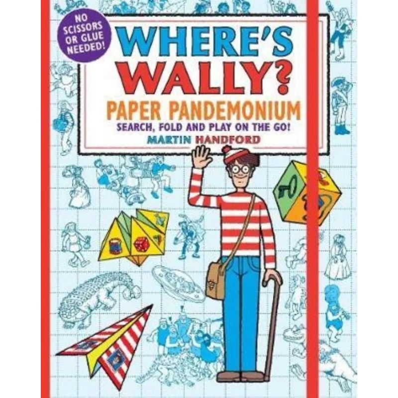 WHERE'S WALLY? PAPER PANDEMONIUM - SEARCH, FOLD AND PLAY ON THE GO! (Nuevo)