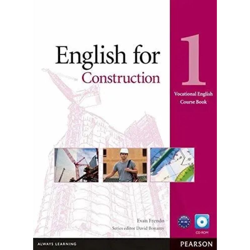 ENGLISH FOR CONSTRUCTION 1 - SB + CD-ROM (Nuevo)