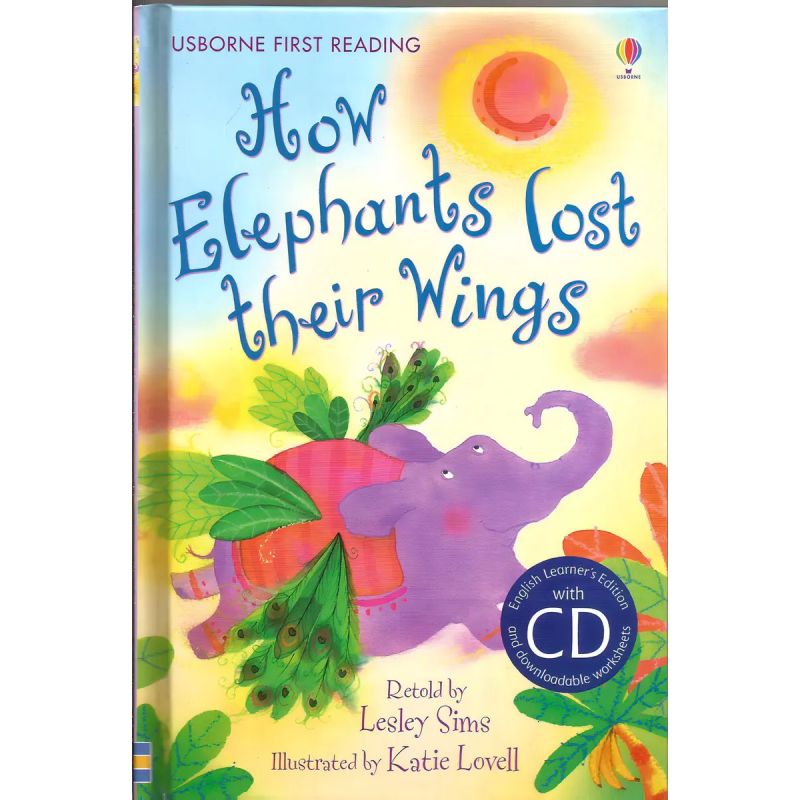 HOW ELEPHANTSLOST THEIR WINGS + A/CD - USBORNE FIRST READING (Nuevo)