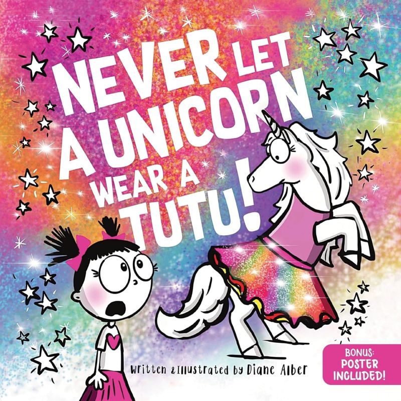 NEVER LET A UNICORN WEAR A TUTU - HB (Nuevo)
