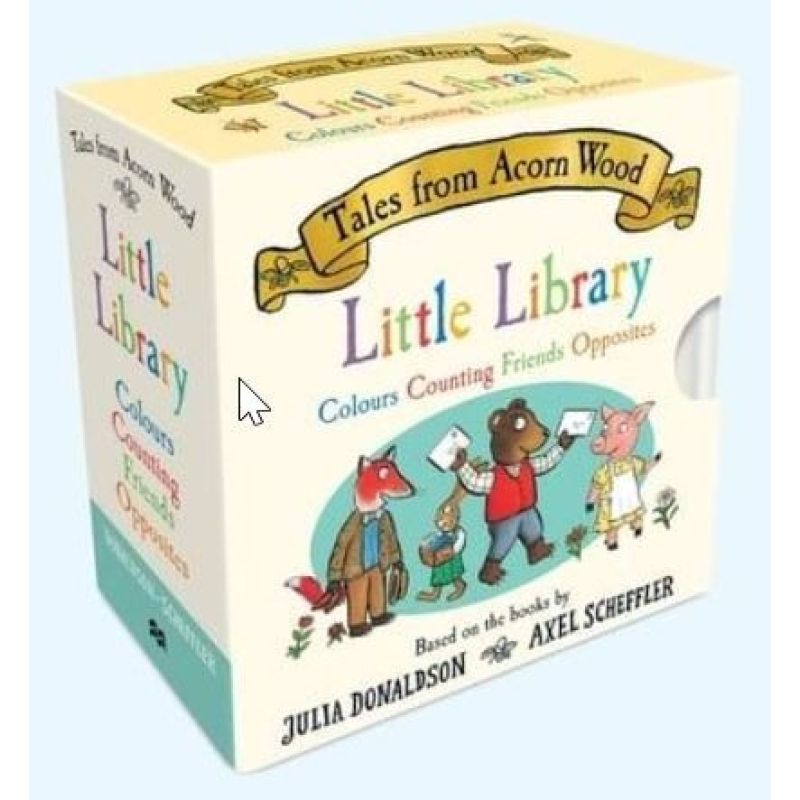 ACORN WOOD LITTLE LIBRARY - BOX SET 4 BOOKS - BOARD BOOK