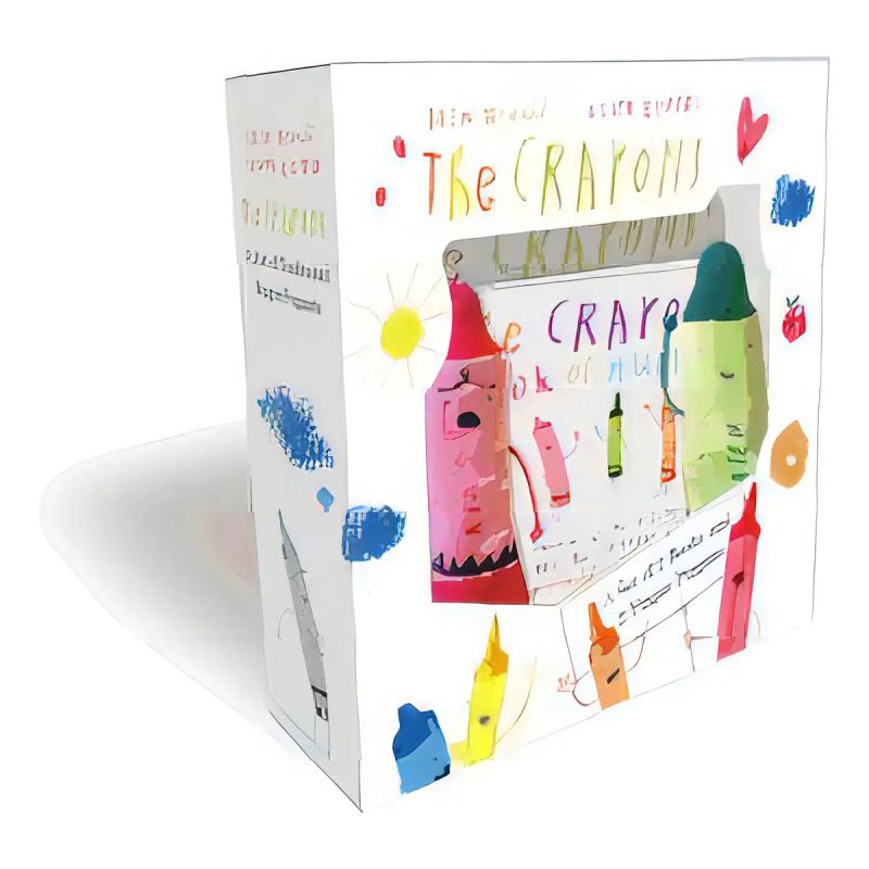 CRAYONS, THE - SET OF BOOK AND FINGER PUPPET BOX