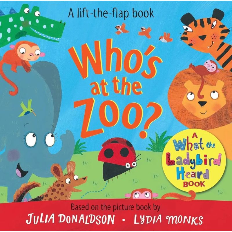 WHO'S AT THE ZOO ? - A WHAT THE LADYBIRD HEARD BOOK - BOARD BOOK* (Nuevo)