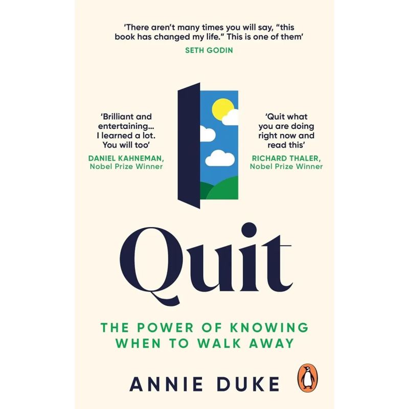 QUIT - THE POWER OF KNOWING WHEN TO WALK AWAY - PB (Nuevo)