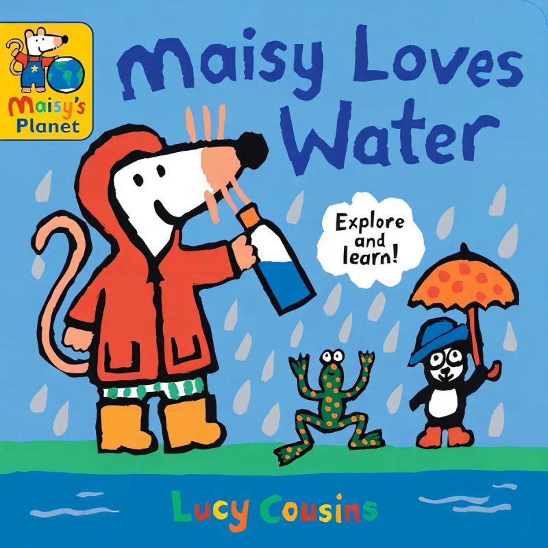 MAISY LOVES WATER - A MAISY’S PLANET BOOK - BOARD BOOK (Nuevo)