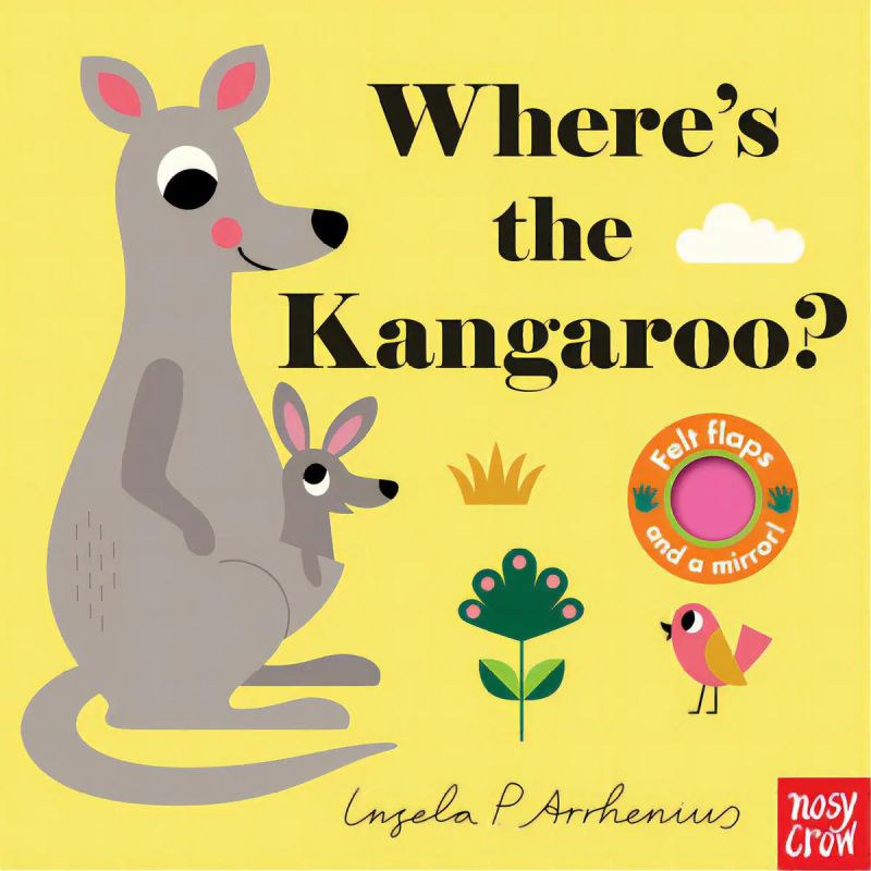 WHERE'S MRS KANGAROO? - FELT FLAPS - BOARD BOOK (Nuevo)