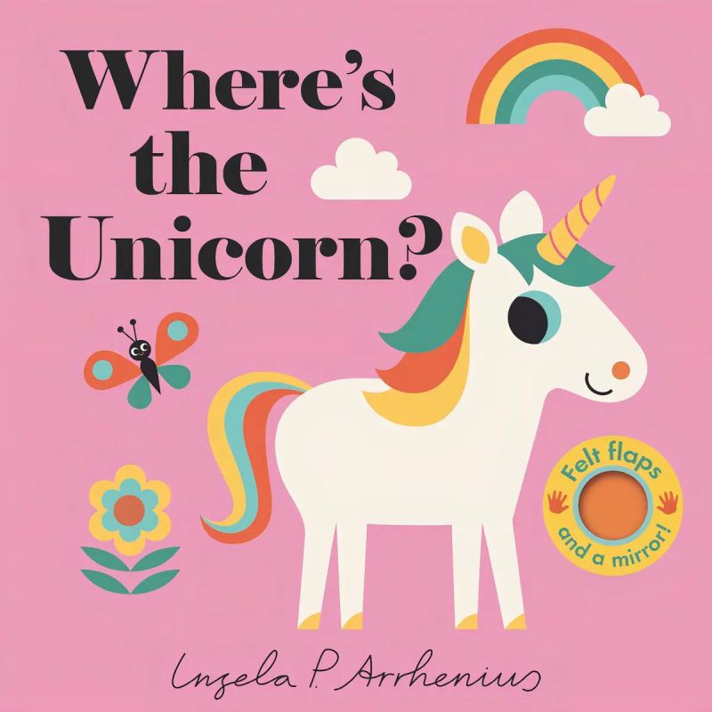 WHERE'S MR UNICORN? - FELT FLAPS - BOARD BOOK (Nuevo)