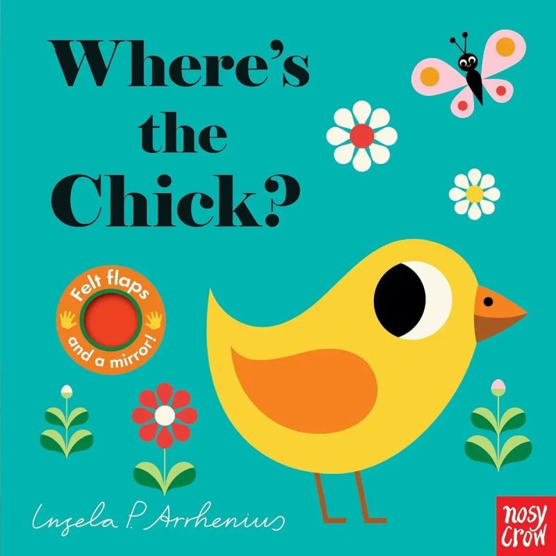 WHERE'S BABY CHICK? - FELT FLAPS - BOARD BOOK (Nuevo)