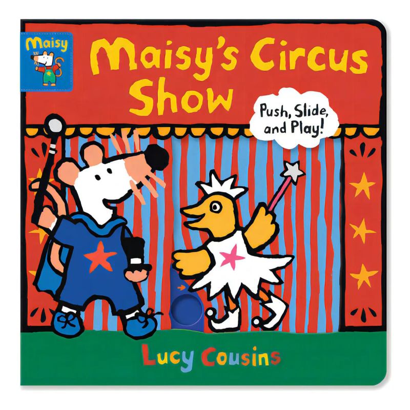 MAISY'S CIRCUS SHOW - PULL, SLIDE AND PLAY! - BOARD BOOK (Nuevo)