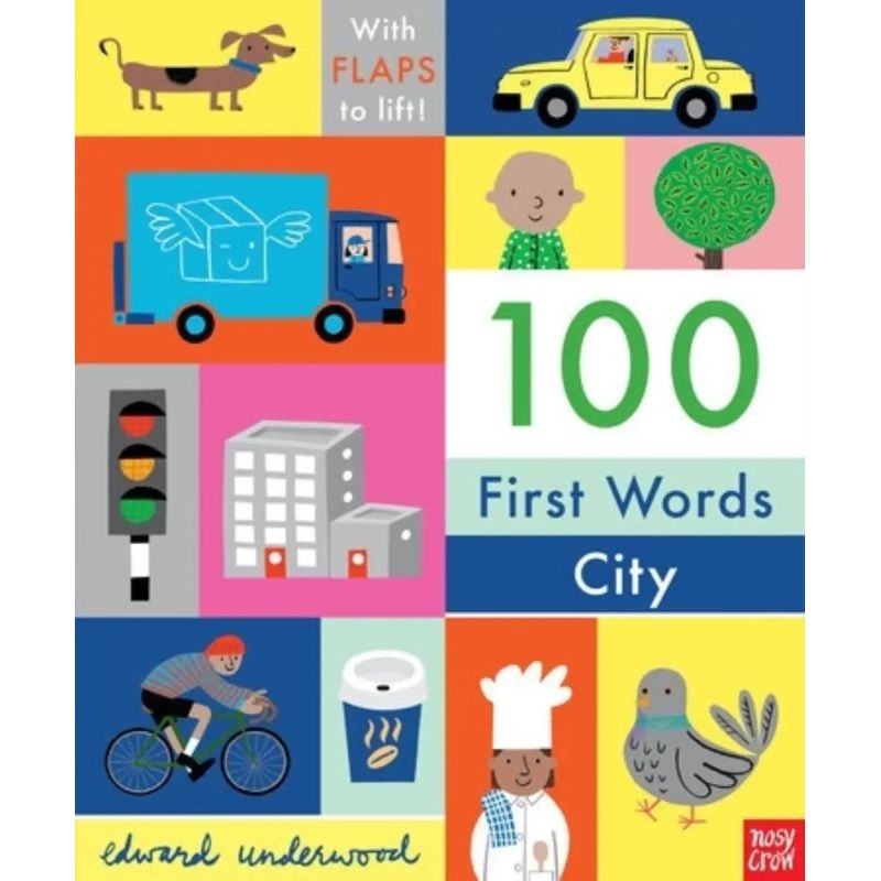 100 FIRST WORDS - CITY - BOARD BOOK (Nuevo)