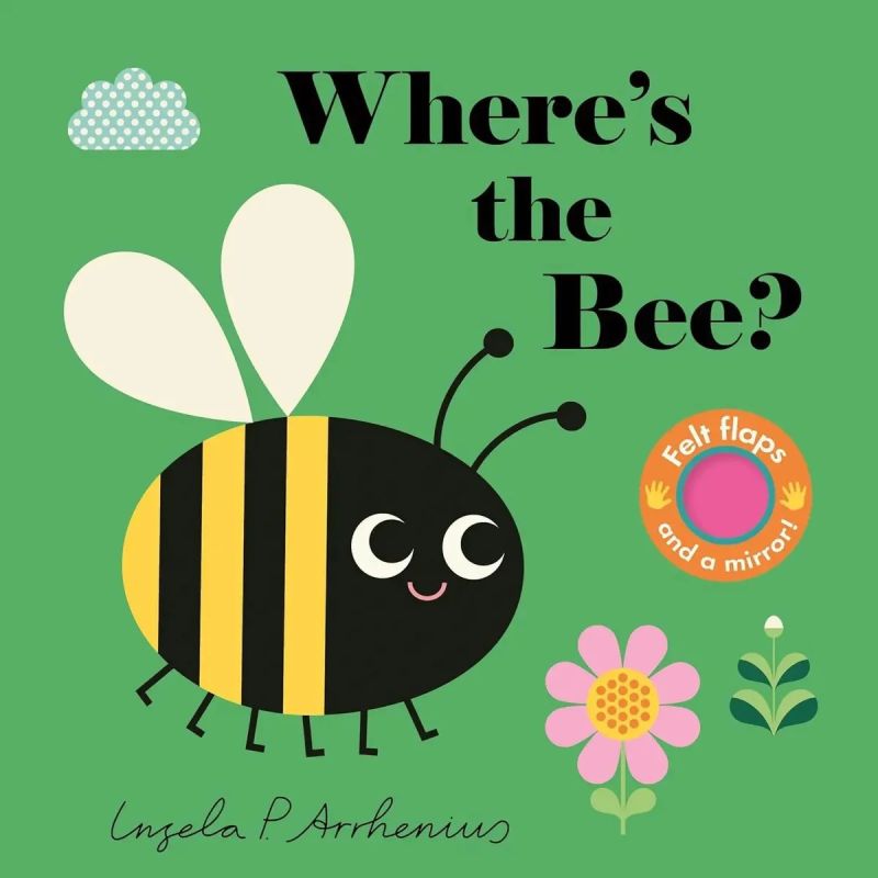 WHERE'S MRS BEE? - FELTFLAPS AND A MIRROR - BOARD BOOK (Nuevo)