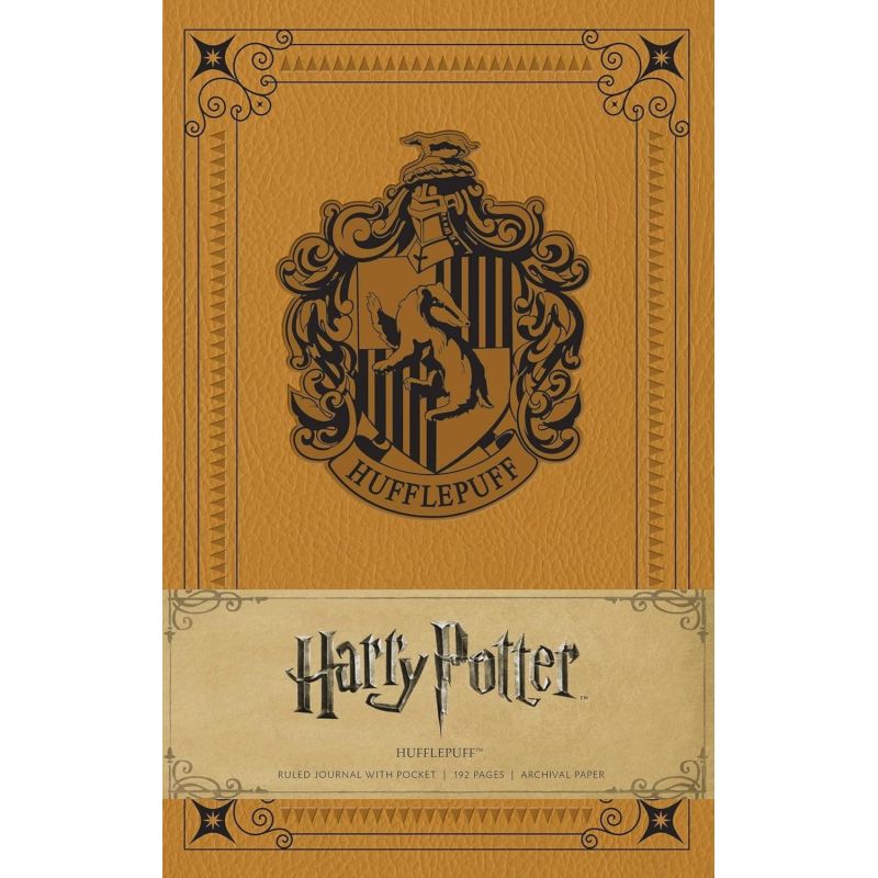 HARRY POTTER - HUFFLEPUFF - HARDCOVER RULED JOURNALS (Nuevo)