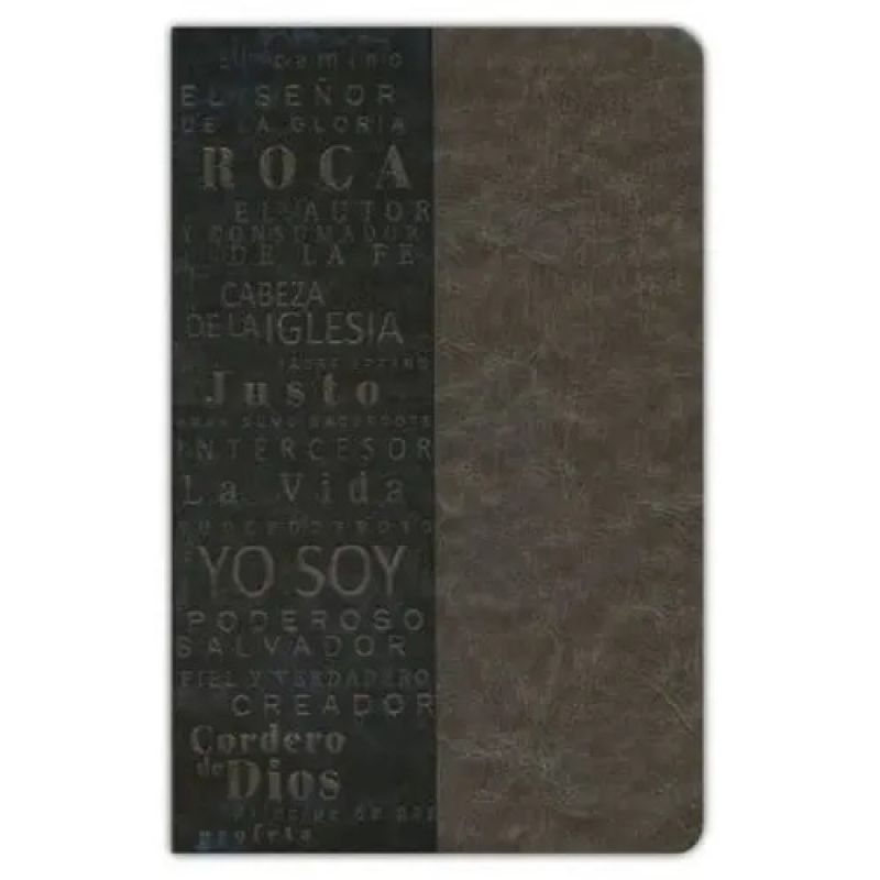 BIBLIA RVR 1960 LETRA GRANDE - SIMIL PIEL GRIS CON NOMBRES DE DIOS (Nuevo) - Miniatura 2