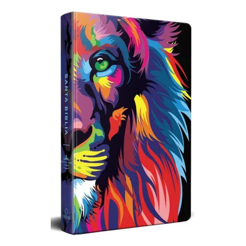 BIBLIA RVR 1960 LETRA GRANDE - TD LEON DE JUDA ARCOIRIS (Nuevo)