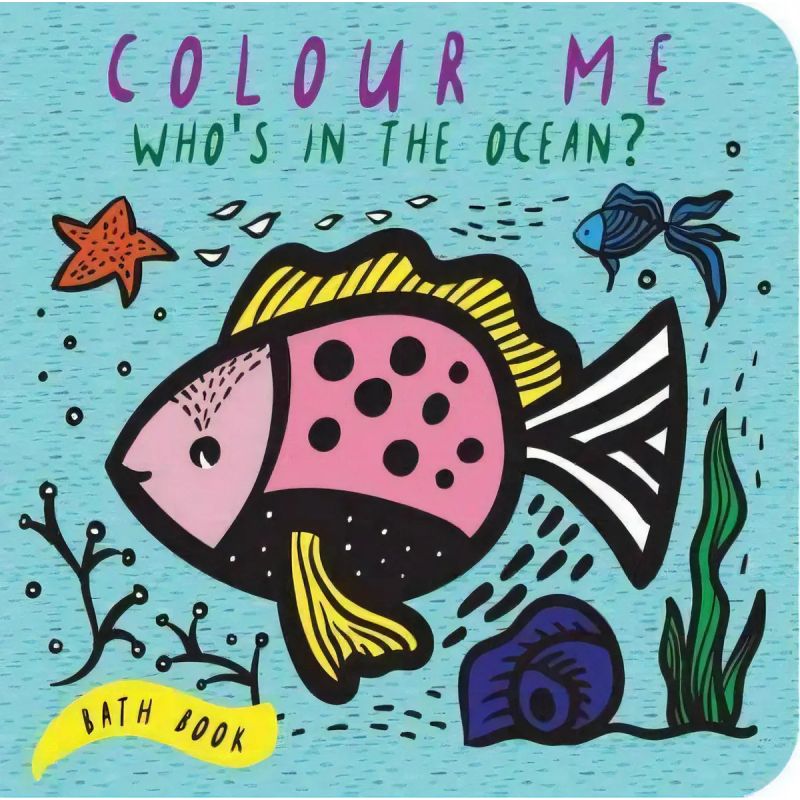 COLOR ME - WHO'S IN THE OCEAN? - BABY'S FIRST BATH BOOK* (Nuevo)