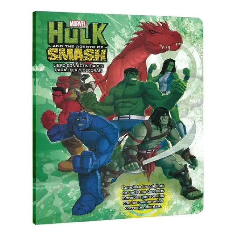 HULK MI PRIMER MALETIN (MALETIN DE CARTON CON MANIJA RETRACTIL) (Nuevo)