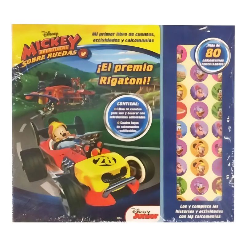 PREMIO RIGATONI - STORY STICKER - MICKEY SOBRE RUEDAS (Nuevo)