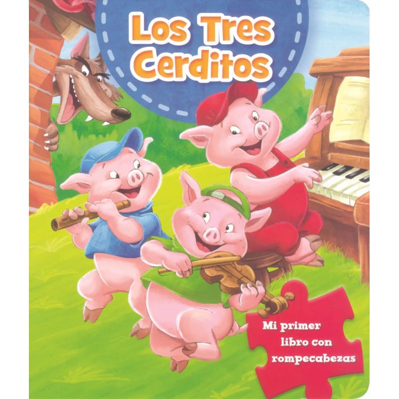 TRES CERDITOS, LOS (LIBRO + ROMPECABEZAS) (Nuevo)