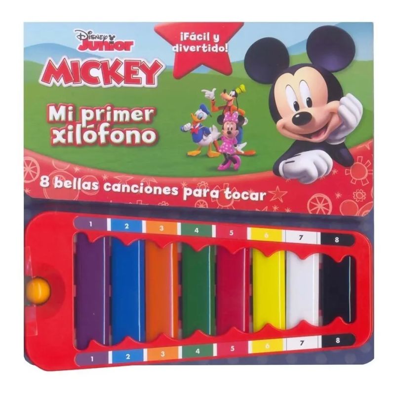 MI PRIMER XILOFONO - DISNEY JUNIOR - MICKEY - CARTONE (Nuevo)
