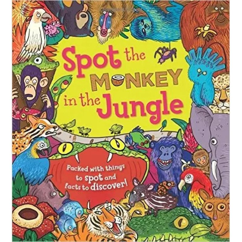 SPOT THE MONKEY IN THE JUNGLE (PB) (Nuevo)