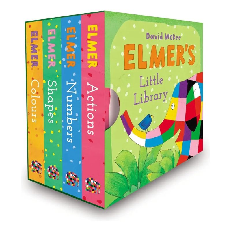 ELMER'S LITTLE LIBRARY - BOARD BOOK (Nuevo)