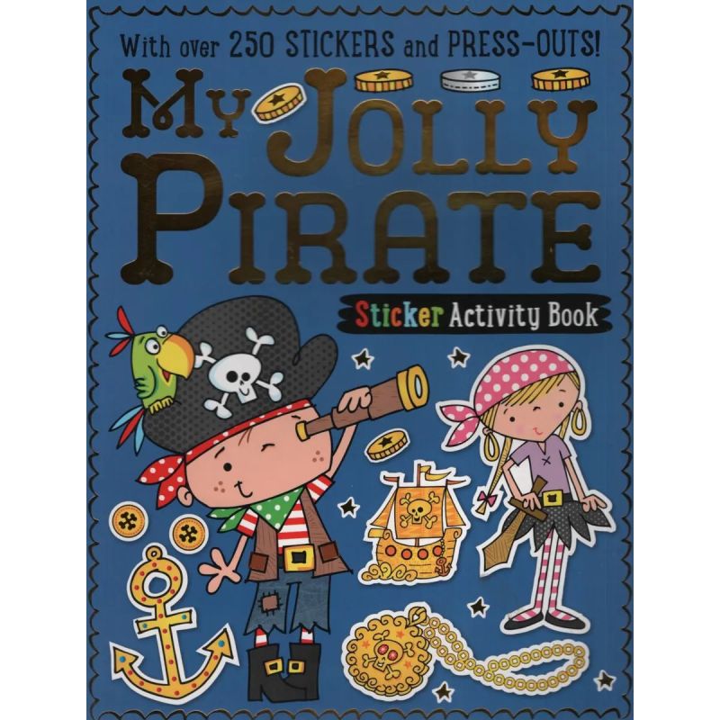 MY JOLLY PIRATE - STICKER ACTIVITY BOOKS* (Nuevo)