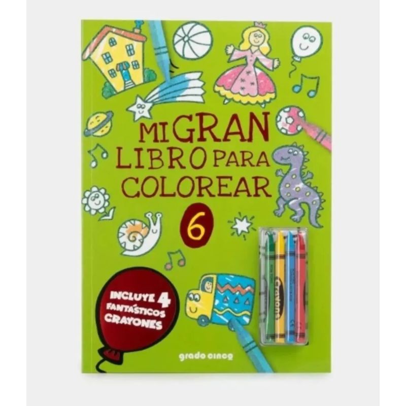 MI GRAN LIBRO PARA COLOREAR 6 - VERDE (Nuevo)