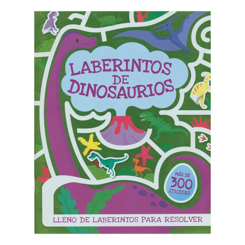 LABERINTOS DE DINOSAURIOS - MAS DE 300 STICKERS (Nuevo) - Miniatura 2